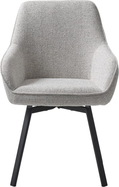 Eetkamerstoel Alma Off White Melange Swivel - Giga Living