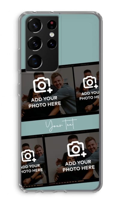 Gepersonaliseerd - Case Company® - Hoesje geschikt voor Samsung Galaxy S21 Ultra hoesje - Filmrol N°2 - Soft Cover Telefoonhoesje - Bescherming aan alle Kanten en Schermrand