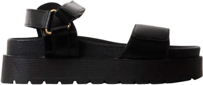Joalice sandalen met sleehak en klittenband