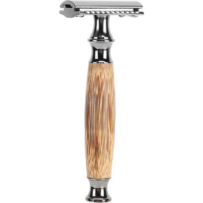 Rasoir Manuel Ménager pour Hommes Portable Salon de Coiffure Démontable Rasoir Tondeuse à Barbe et Poils Corporels gray