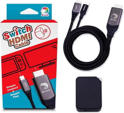 Brook Switch HDMI + Oplaadkabel in één