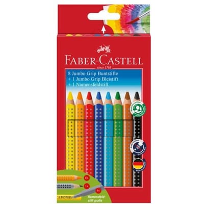 Faber-Castell kleurpotloden - Jumbo Grip - promotieset 8+1+1 - FC-280921