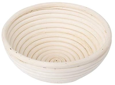Rijsmandje Brood - Banneton Deeg - Brood Bakken - Natuurlijk Rotan - 20.5 cm - Natuurlijk