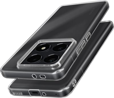 Mayaxess, Hoesje voor Xiaomi 14T Pro Zacht Silicone, Transparant
