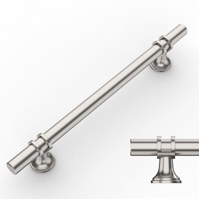 Dailygoody - Meubelhendels - 10 Stuks - Perfect voor Keuken en Kasten - Brushed Nickel - Aluminium Handgrepen - Geschikt voor Lades en Deuren