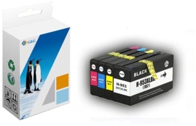 FLWR - Inktcartridge / 953XL / Geel - geschikt voor HP