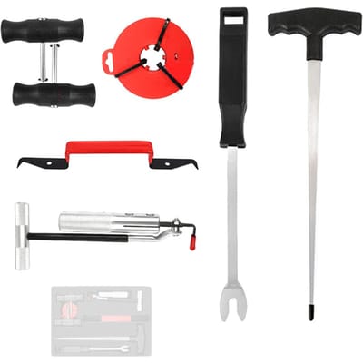 Kit d'outils professionnels de retrait de pare-brise de voiture, ensemble d'outils de remplacement de pare-brise de voiture, vent automobile multicolore