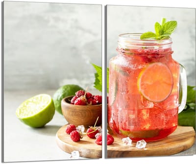 TMK ArtDeko - Drink Serie - Glazen Beschermplaat - 2x30x52cm - Tempered Glass