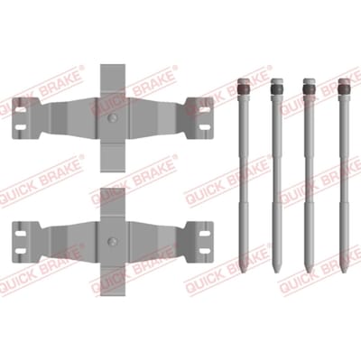 Toebehorenset, schijfremblok QUICK BRAKE 109-0122