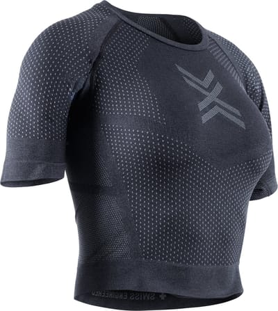 X-Bionic Xceed Hardlooptop Dames - X Black/Rhino Grey - XS
