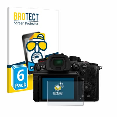 BROTECT - Screenprotector voor Panasonic Lumix DC-GH7 - Folie Beschermfolie matte 6 Stuks