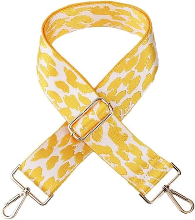 Verstelbare schouderriem met luipaardpatroon, 5 cm breed, ideaal voor handtassen en canvas tassen, trendy en multifunctioneel