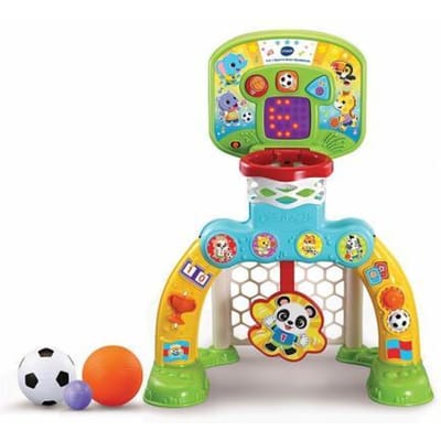 VTech 3-in-1 Sport & Scoor Speelplaats - Educatief Speelgoed - Sport- en Speelplezier - Kinderspeelgoed - Cadeau - Speelgoed 1 Jaar tot 3 Jaar