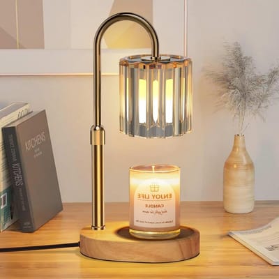 Kaarswarmer Lamp - Elektrische Waxwarmer - Sfeerverlichting Creëren - Verstelbare Hoogte - Tot 16 cm - Veelkleurig