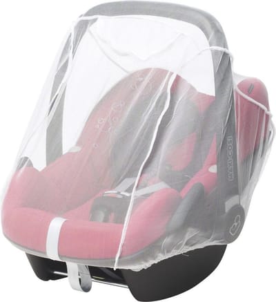 Playshoes Universeel Muggennet Autostoel Wit