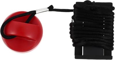 Noodstopschakelaar Loopband - Veiligheidssleutel - Fitness Veiligheid - Magnetische Bevestiging - 3 Stuks - Zwart Rood