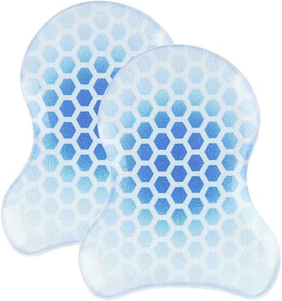 Ski Scheenbeschermers - Snowboard Beschermers - Wintersport Bescherming - Schokabsorberende Gel - 9x7.4 cm - Blauw