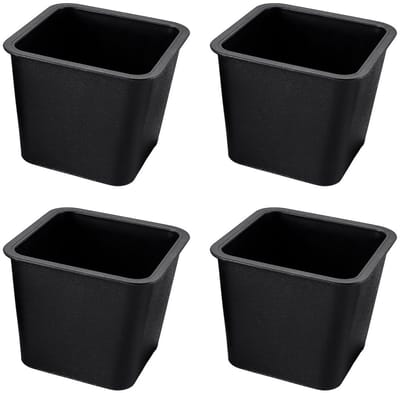 Dailygoods- Bedpoten 7,1 x 9,7 x 12 cm - Meubelverhoger - Antislip - Verhoogt meubels - Ruimtebesparend - Tot 680 kg draagvermogen - Meubelverhogers