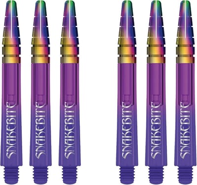 Dartstelen Nitrotech Paars Ionic - 6 Stuks in Voordeelverpakking