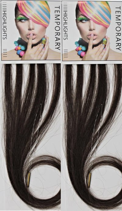 Human Haar extensions herbruikbaar donker bruin - Extensions - High Lights - Low Lights - Haarversiering - Haar extensions - Echt haar - Trendy - Feest - Kerstkapsel - Sinterklaas cadeau - Elegant - haaraccessoires - Dames - Meisjes - Haarkleuringen