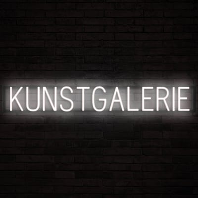 KUNSTGALERIE - Lichtreclame Neon LED bord verlicht | SpellBrite | 109,26 x 16 cm | 6 Dimstanden & 8 Lichtanimaties | Reclamebord neon verlichting