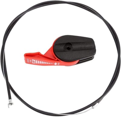 Grasmaaier Gaskabel - Schakelaar Hendel - Gazon Onderhoud - Met Hendel Handvat - 165 cm Kabel - Rood