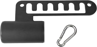 Kniebuig Accessoire - Fitness Riem - Krachttraining Thuissport - Stalen Versterkte Constructie - 26 x 12.4 cm - Zwart