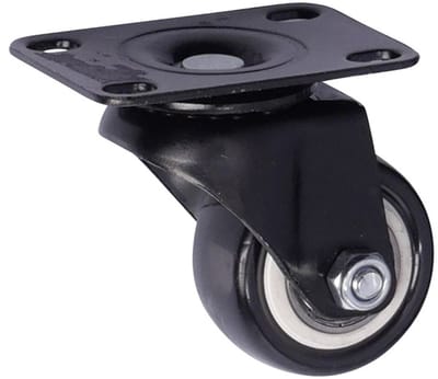 Zwenkwiel PU - 40x22 mm - Zwenk wiel - 30KG - Mammuth
