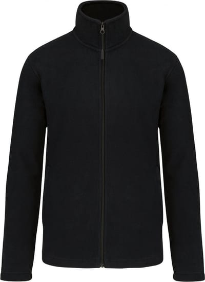 Premium Microfleecevest met rits Kariban Zwart - maat L