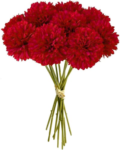 Dailygoods- Kunsthortensia 12 stuks - Realistische Nepbloemen - Decoratief Boeket - Hoogwaardige Zijde - Allergievriendelijk - Duurzaam Gebruik - Nep Bloemen