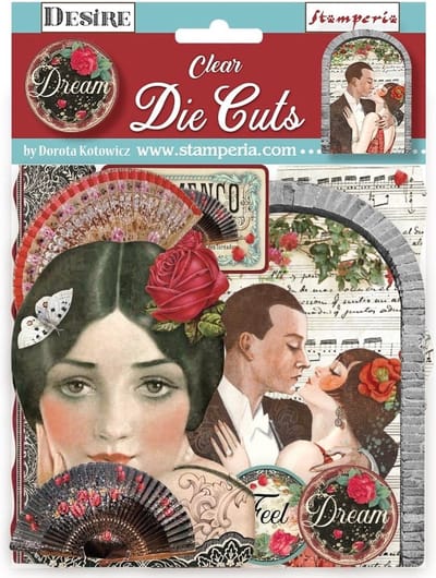 Stamperia - Desire Clear Die Cuts (DFLDCP28)