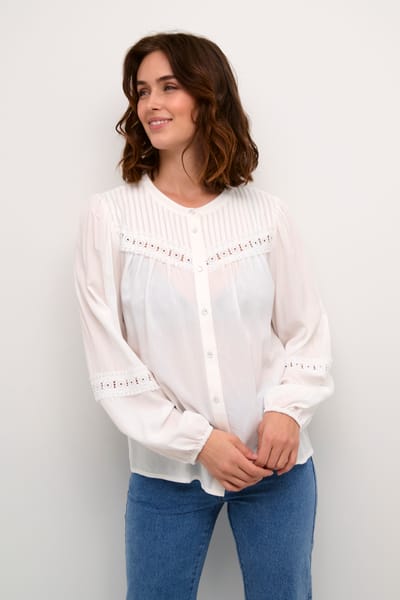 Damesblouse met lange mouwen KAFFE Freya