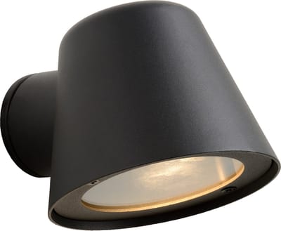 Lucide DINGO-LED - Wandlamp Binnen/Buiten - LED Dimbaar - GU10 - 1x5W 3000K - IP44 - Antraciet