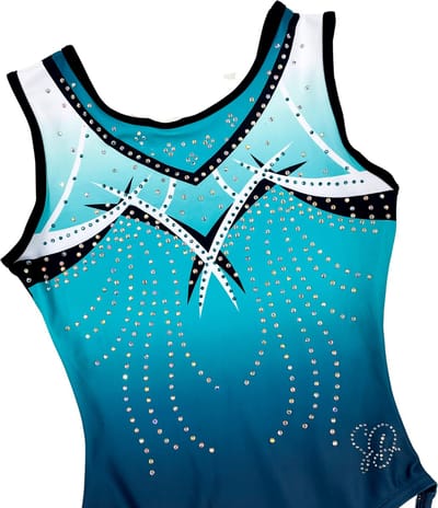 Sparkle&Dream Turnpakje Gympakje Jade Mint - ALA | maat S Voor Turnen en Gymnastiek