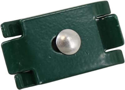 Matverbinders Dubbele Staafmatten - Hekconnector Staalmat - Hekken Monteren - Gepoedercoat Metaal - 60 x 40 mm - Groen