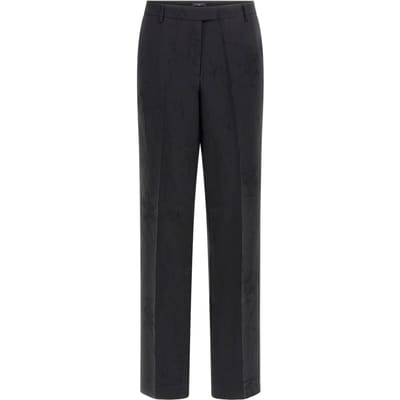 GUESS Whitney Straight Pan Jet Black A996 Taglia: 36 | Pantaloni da completo Outlet | Donna | Nero
