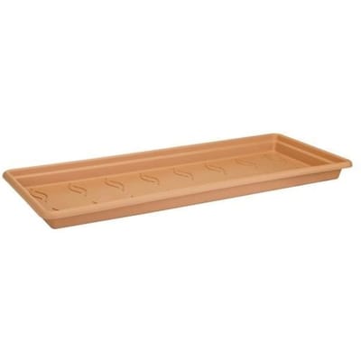 ELHO Soucoupe pour jardiniere Green Basics 100 - Terre cuite doux - XXL - Extérieur - Ø 89,7 x H 5,7 cm