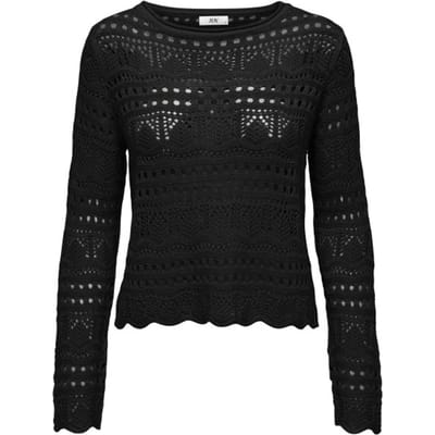 Jacqueline de Yong Sun lay l/s boatneck pullov.