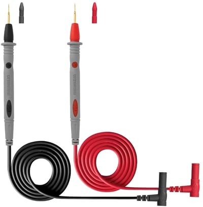 Multimeter Testkabels - Meetpennen Set - Elektrische Metingen - Hoge Spanning Capaciteit - 1000 V - Zwart