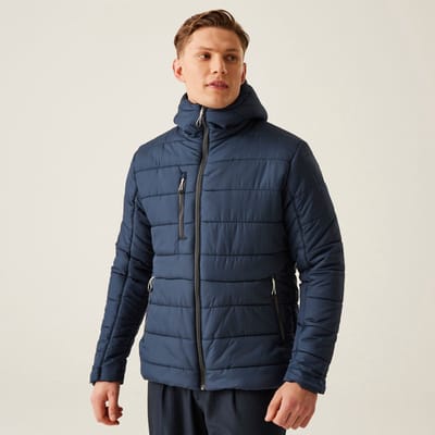 Gevulde Jas Heren Insulated Orange Zippers