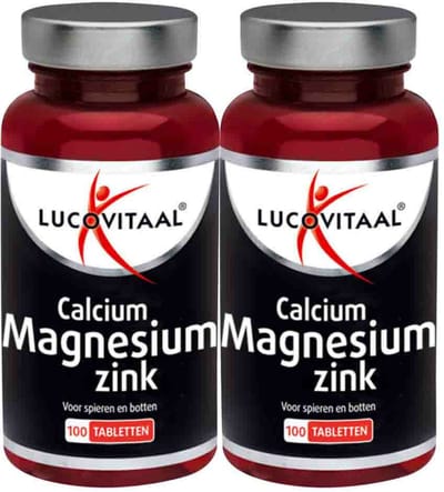Lucovitaal - Calcium Magnesium Zink - 2 x 100 tabletten - Voordeelverpakking