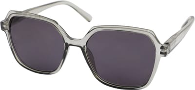Vista Bonita MIRA – Zonneleesbril UV400 – Sterkte +0.50 – Kleur Kadushi Silver – Oversized model - lichtgewicht montuur – Goede pasvorm – Met flexveren - Inclusief etui en doekje