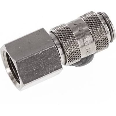 Vernikkeld Messing DN 2.7 (Micro) Luchtkoppeling Snelkoppeling G 1/8 inch Binnendraad