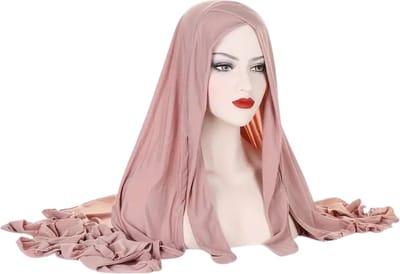 Bovista Hoofddoek - Hijab - Dames - Abaya - Sjaal - Islamitische Kleding - Moslim Kleding - Alhamdulillah - Licht Roze