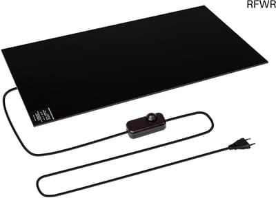 RFWR® Infrarood paneel elektrische verwarming 30x60cm - Mobiel verwarmingspaneel met temperatuurregeling