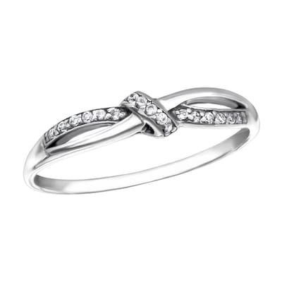 Knoop zilveren ring SD28617 | Ringmaat 16,25
