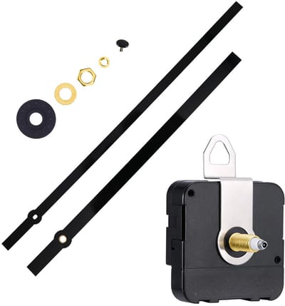 DIY-uurwerk met wijzers en accessoires