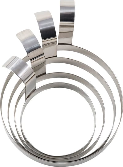 Interlux Eierbakring rvs - Ø100mm