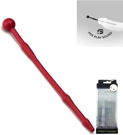 Sport Fucker - Piss Play Sound - Holle Dilator - 18.42 cm - Rood