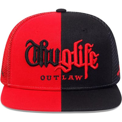 Mode Fastball Pet Thuglife Borduurwerk Hiphop Baseballpet Snapback Hoed Volwassen Buiten Casual Zon Casual Botten Dropshipping Adjustable red